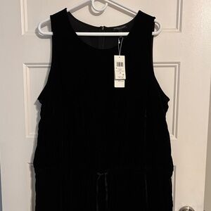 BNWT Eileen Fisher slouchy velvet jumpsuit - size 2X